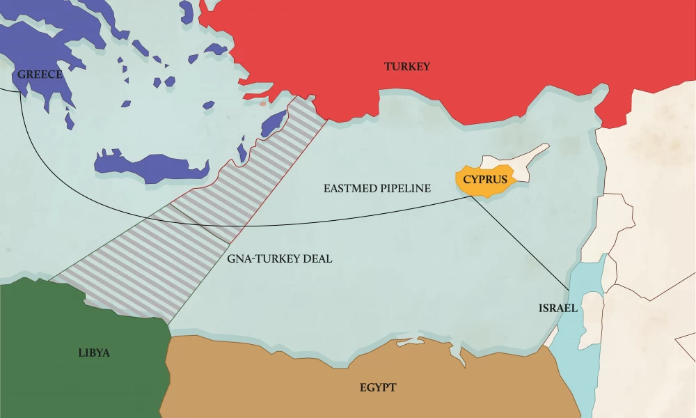 Τουρκία-Αμνηστίας προς Αίγυπτο: "Η τουρκολιβυκή ΑΟΖ ακυρώνει τον EastMed"